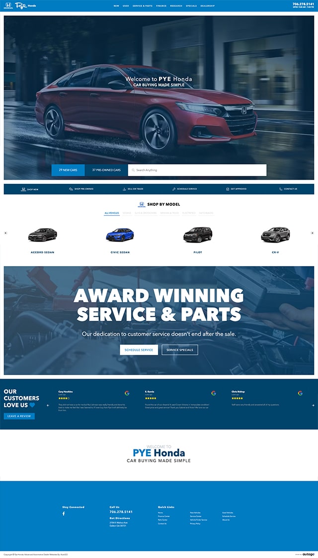 AUTOGO Featured Client: Pye Honda